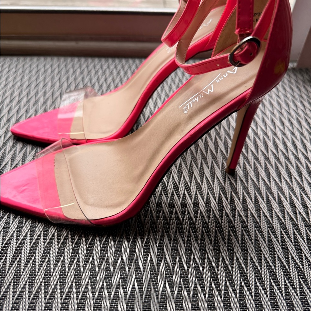 Anne Michelle Vibrant Pink Heels